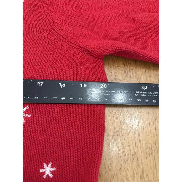 VTG Crazy Horse Claiborne Winter Sweater Sz M Dogs In Sweaters Dog Lover Novelty - Picture 5 of 8